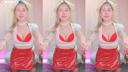 AfreecaTV夏娃紧身牛仔热舞视频加特林20220608舞蹈剪辑